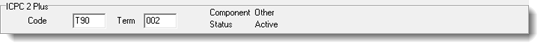 Example ICPC-2 Plus code in a clinical item