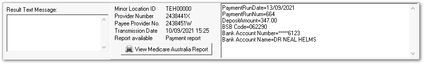 Example paid claim details